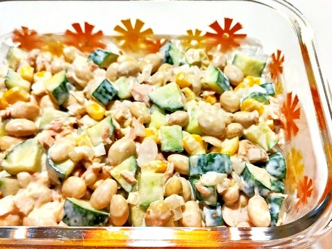 大豆のツナマヨサラダ